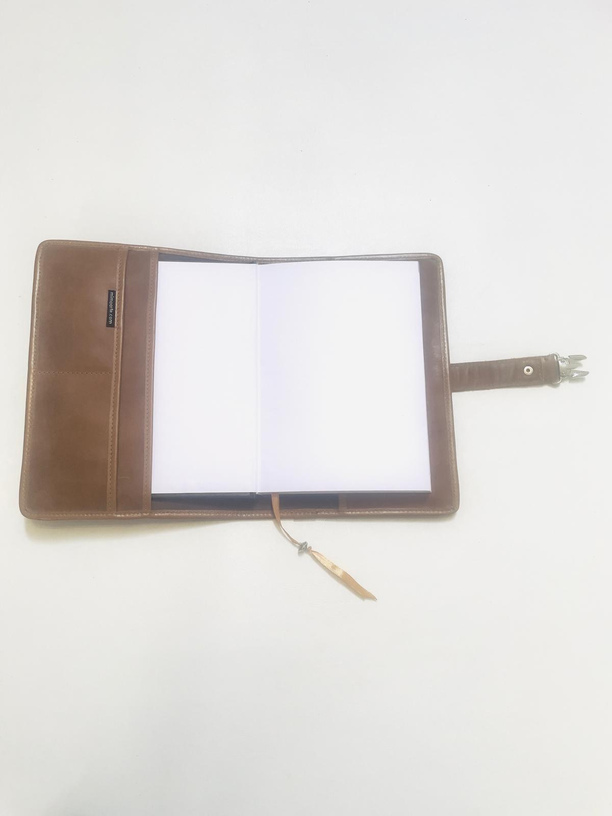 Porta Agenda A5 em Pele