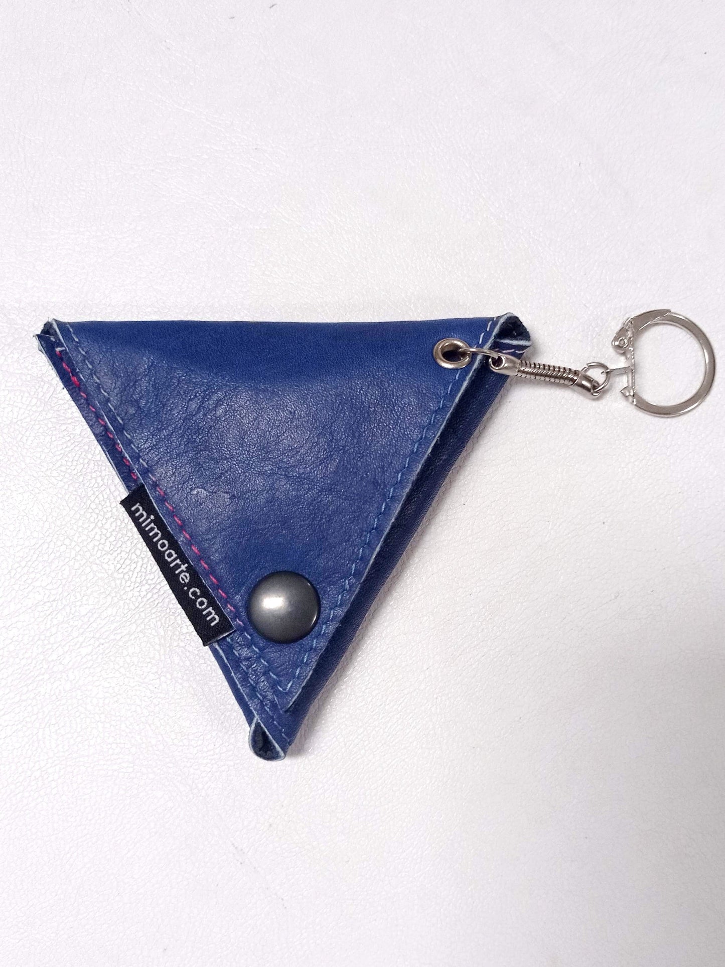 Porta-moedas Triângulo Pele
