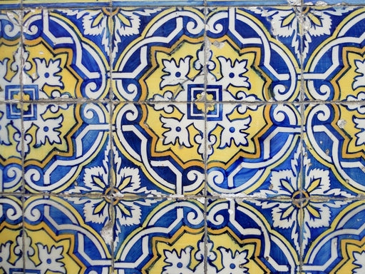 Capa proteção de livros personalizada Azulejos
