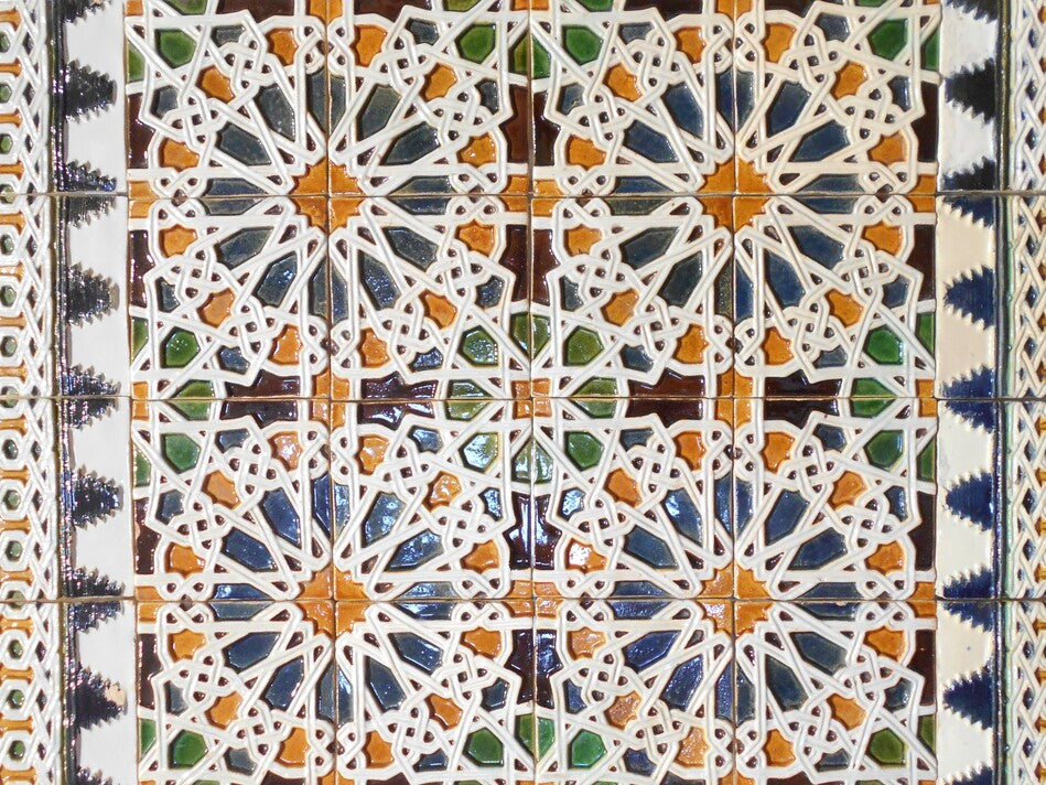 Capa proteção de livros personalizada Azulejos