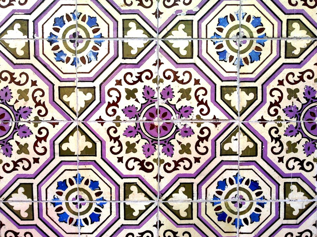 Capa proteção de livros personalizada Azulejos