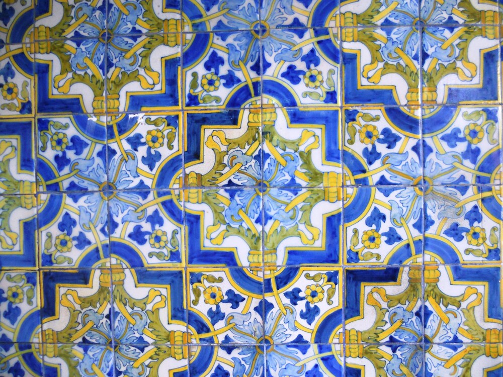 Capa proteção de livros personalizada Azulejos