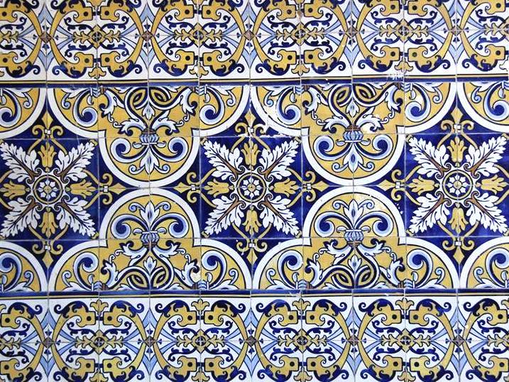 Capa proteção de livros personalizada Azulejos