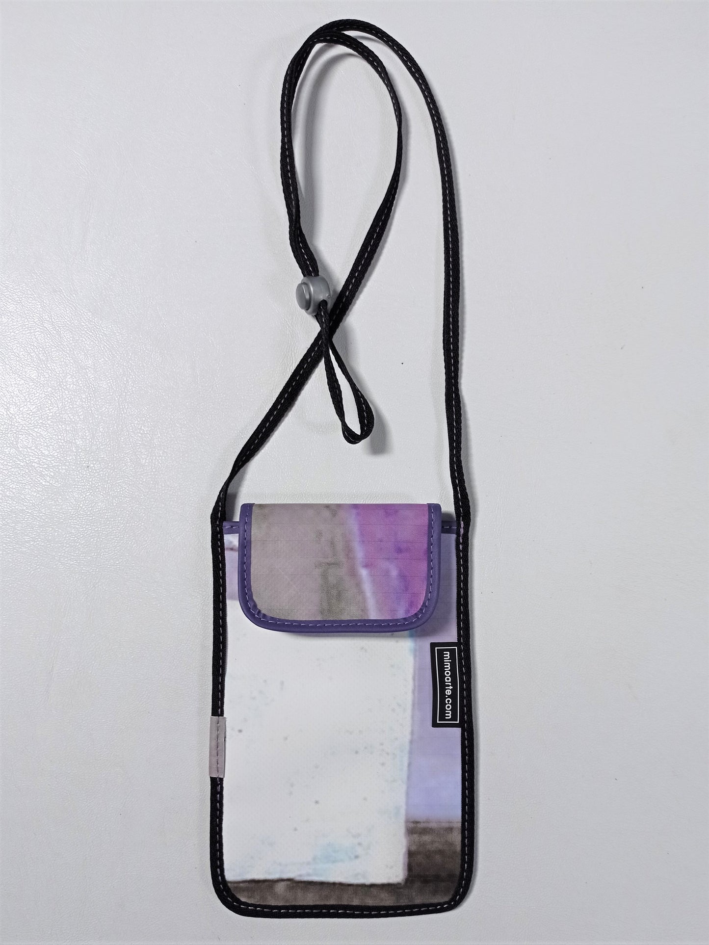 Bolsa para telemóvel em lona de PVC
