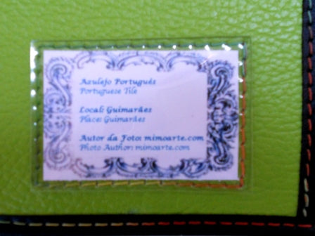 Capa proteção de livros personalizada Azulejos