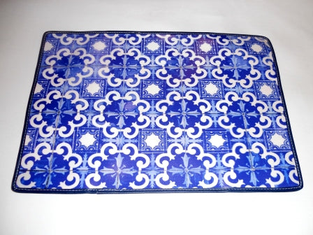 Capa proteção de livros personalizada Azulejos