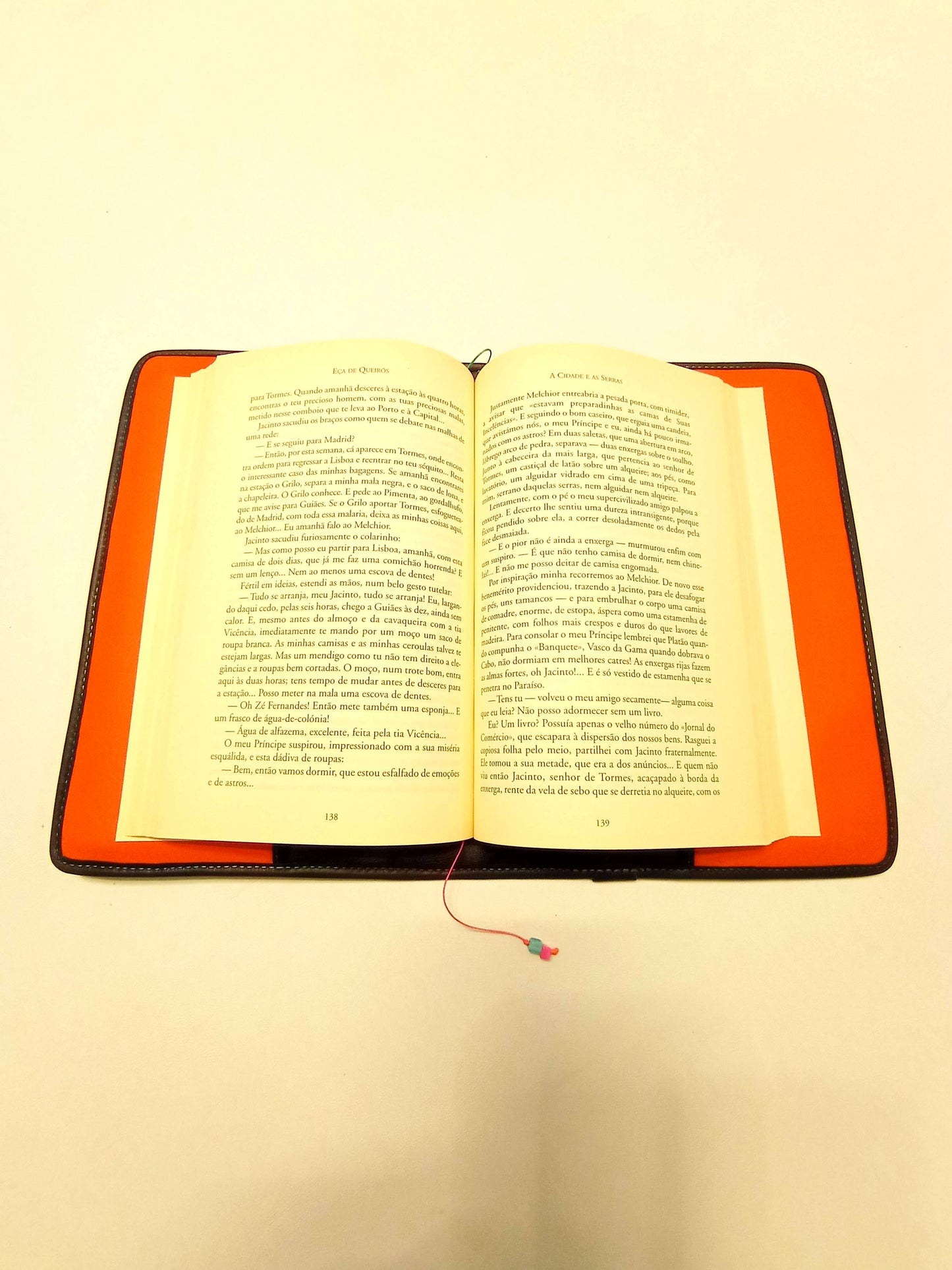 Capa de proteção de livros em pele