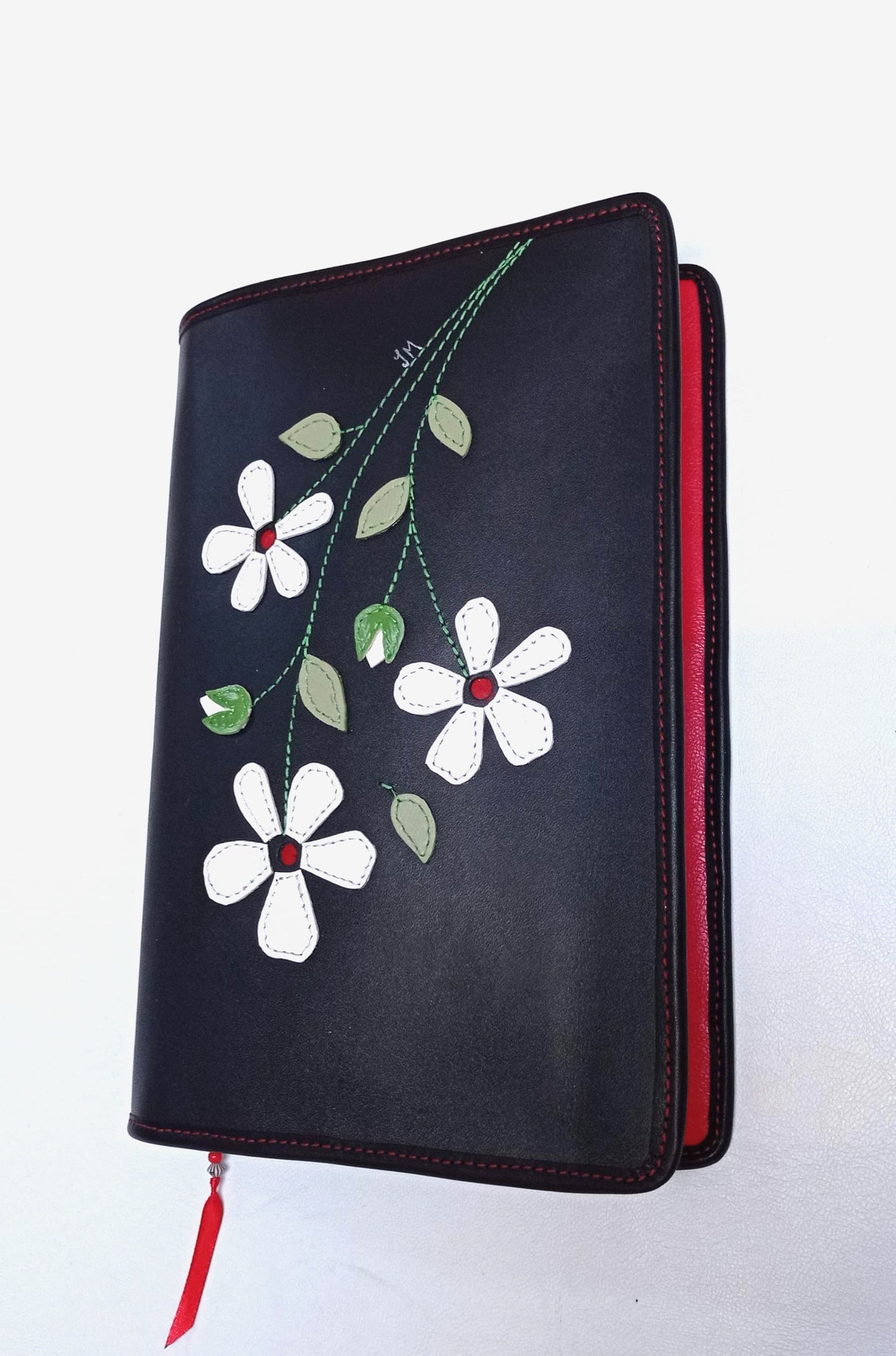 Capa de proteção de livros em pele