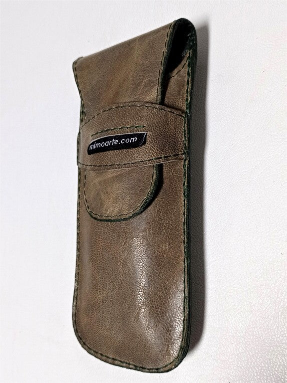 Leather pencil holder
