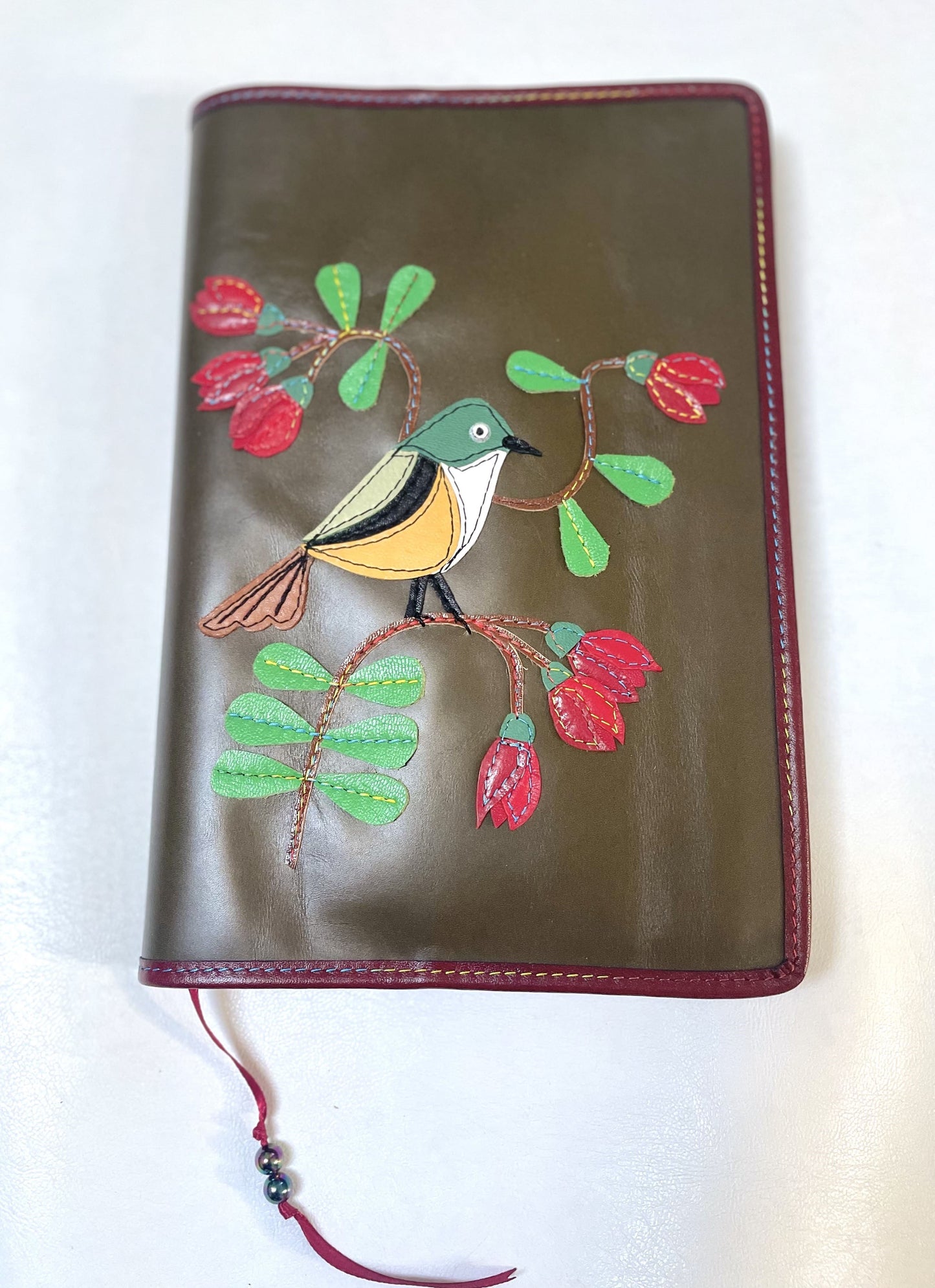 Capa  de proteção de livros em pele