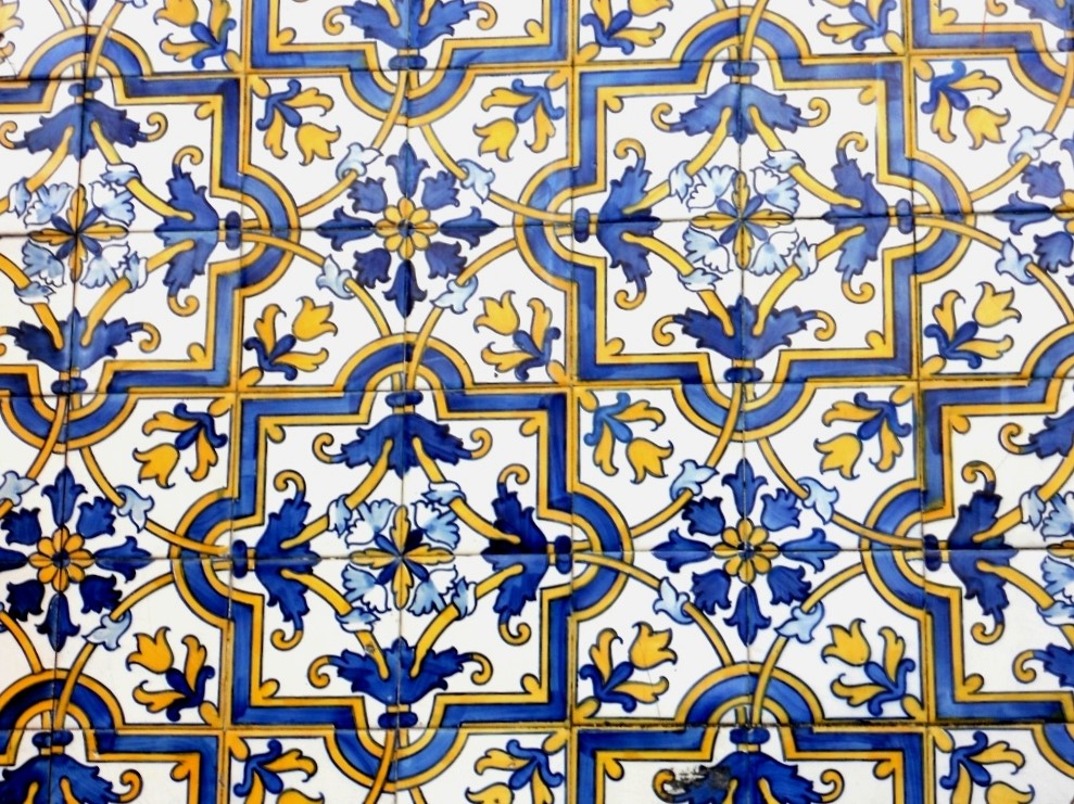 Capa proteção de livros personalizada Azulejos