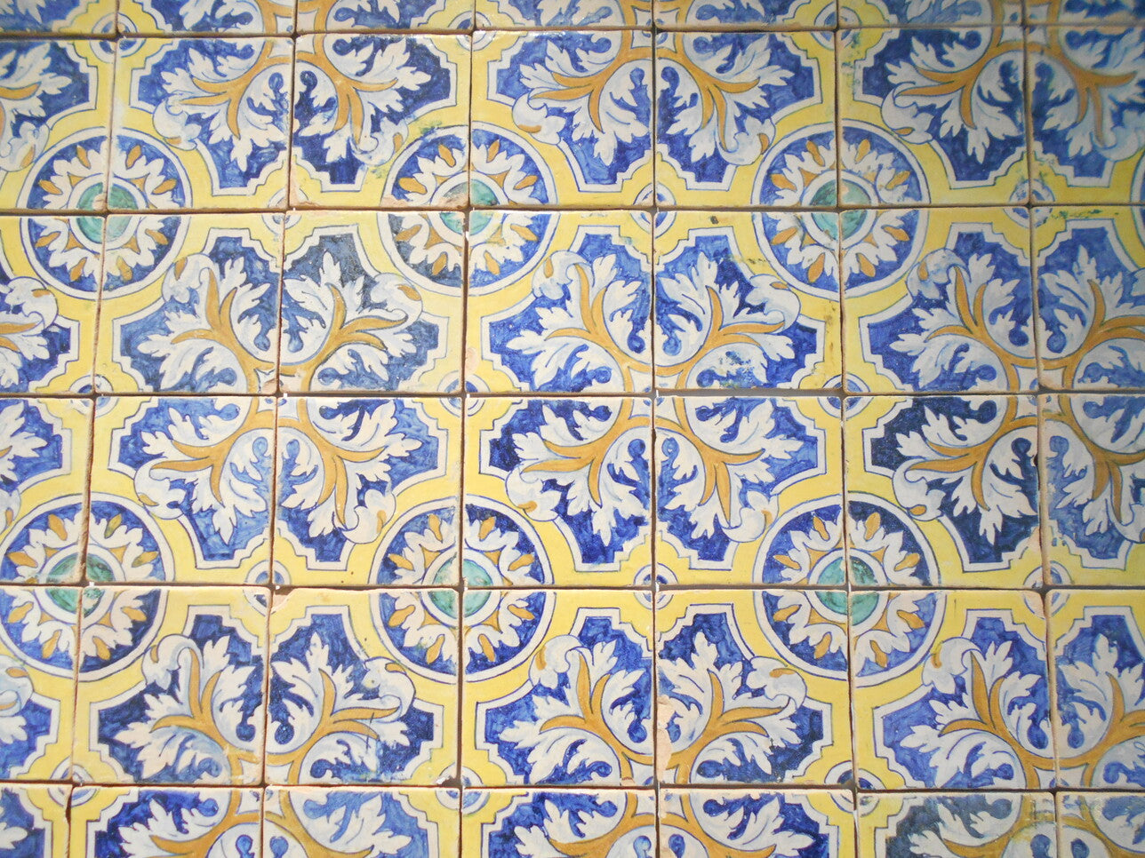 Capa proteção de livros personalizada Azulejos