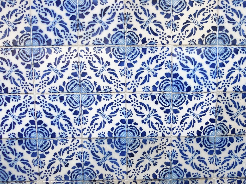 Capa proteção de livros personalizada Azulejos