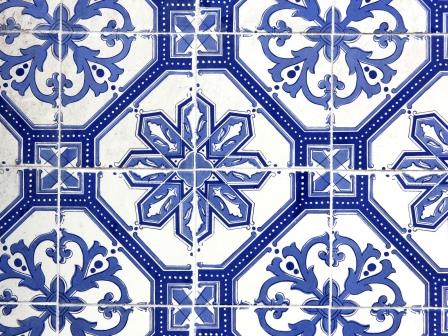 Capa proteção de livros personalizada Azulejos