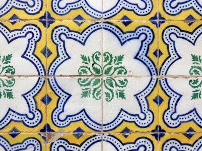 Capa proteção de livros personalizada Azulejos