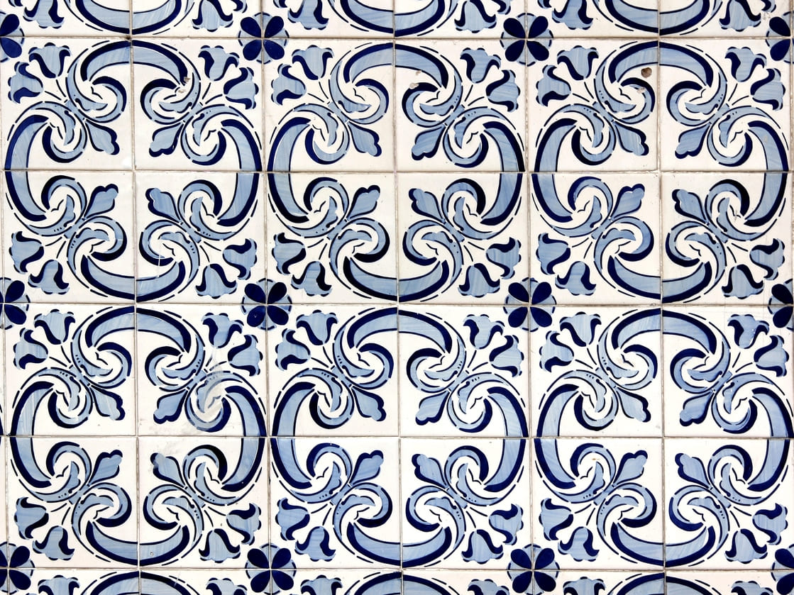 Capa proteção de livros personalizada Azulejos