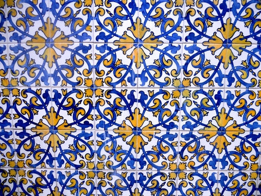 Capa proteção de livros personalizada Azulejos